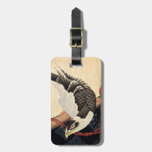 Hokusai Hawk Bagagelabel
