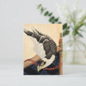 Hokusai Hawk Briefkaart (Staand voorkant)