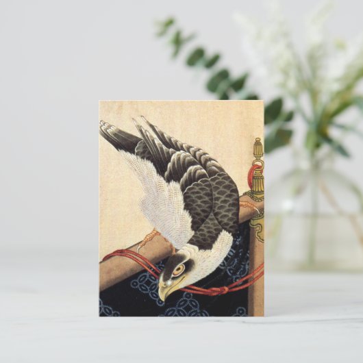 Hokusai Hawk Briefkaart (Staand voorkant)