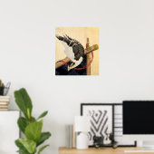 Hokusai Hawk Poster (Thuiskantoor)