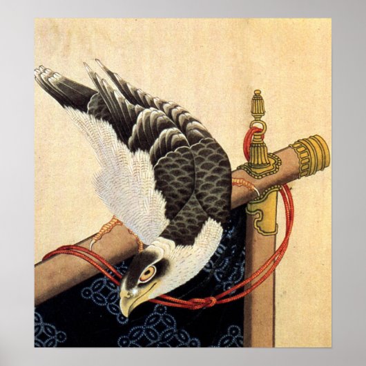 Hokusai Hawk Poster (Voorkant)