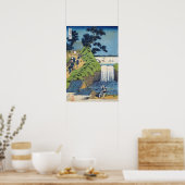 Hokusai - Herfst van Aoiga Oka Poster (Keuken)