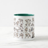 Hokusai , Image of Sumo wrestlers Mok (Midden)