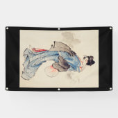 HOKUSAI JAPANESE PRINT BANNER MET GROMMETEN (Horizontaal)