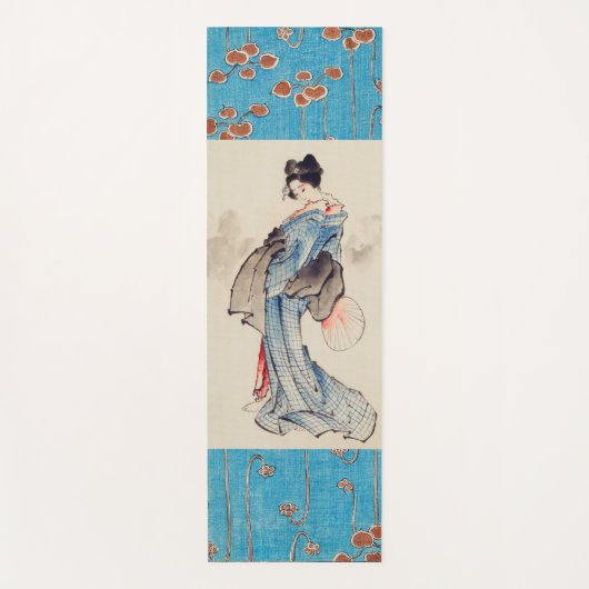 HOKUSAI JAPANESE VROUWEN YOGA Mat (Voorkant)