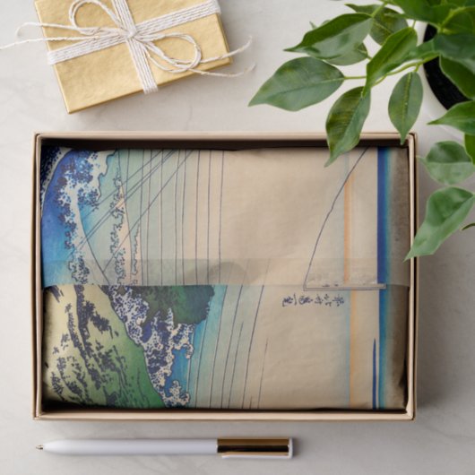 HOKUSAI JAPANESE WOODBLOCK AFDRUKpapier Tissuepapier (Geschenk)