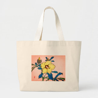 HOKUSAI JAPANESE WOODBLOCK FLOWER Canvas tas