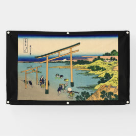 HOKUSAI JAPANESE WOODBLOKAFDRUKKING VAN WATER SPANDOEK