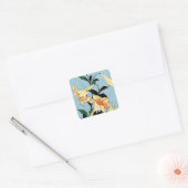 Hokusai Japans Lilies Stickers (Envelop)
