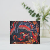 Hokusai Japans Phoenix Briefkaart (Staand voorkant)