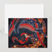 Hokusai Japans Phoenix Briefkaart (Voorkant / Achterkant)