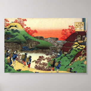 Hokusai - Japanse Kunst - Japan Cool Landschapszic Poster