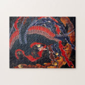Hokusai Japanse Phoenix Puzzle Legpuzzel (Horizontaal)