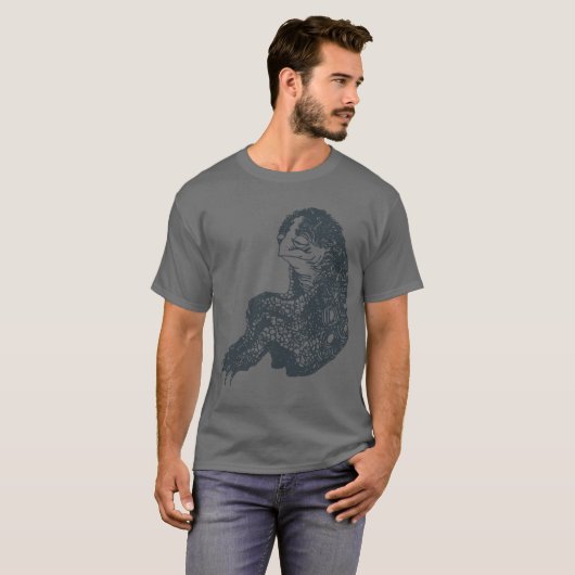 hokusai-kappa t-shirt (Voorkant volledig)