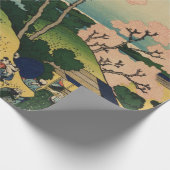 Hokusai Katsushika - Goten-Yama-Hill, Shinagawa Cadeaupapier (Hoek)