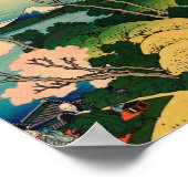 Hokusai Katsushika - Goten-Yama-Hill, Shinagawa Poster (Hoek)
