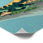 Hokusai Katsushika - Mount Fuji Poster (Hoek)