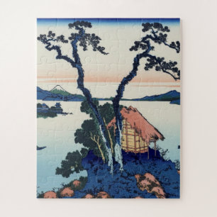 Hokusai Katsushika - Suwa-meer Legpuzzel