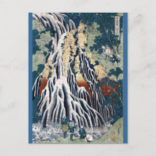 Hokusai Kirifuri Herfsten, Mount Kurokami, Shimots Briefkaart