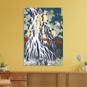 Hokusai Kirifuri Herfsten, Mount Kurokami, Shimots Canvas Afdruk (Insitu (Woonkamer))