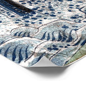 Hokusai Kirifuri Herfsten, Mount Kurokami, Shimots Poster (Hoek)