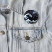 Hokusai & LH95 Ronde Button 5,7 Cm (In situ)