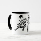 Hokusai manga samurai 1 mok (Voorkant links)