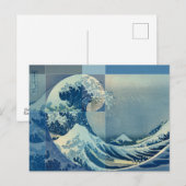 Hokusai Meets Fibonacci, Golden Ratio Briefkaart (Voorkant / Achterkant)