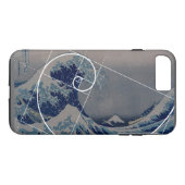 Hokusai Meets Fibonacci, Golden Ratio Case-Mate iPhone Case (Achterkant (Horizontaal))