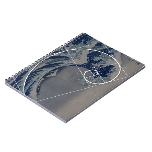 Hokusai Meets Fibonacci, Golden Ratio Notitieboek (Linkerzijde)