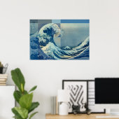 Hokusai Meets Fibonacci, Golden Ratio Poster (Thuiskantoor)