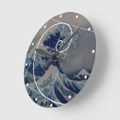 Hokusai Meets Fibonacci, Golden Ratio Ronde Klok (Hoek)