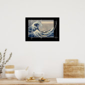 Hokusai Meets Fibonacci, Versie Poster (Keuken)