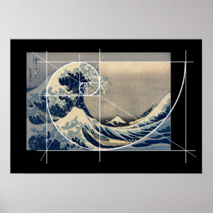 Hokusai Meets Fibonacci, Versie Poster