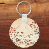 Hokusai Mount Fuji Cherry Blossom Sleutelhanger (Voorkant)