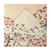 Hokusai Mount Fuji Cherry Blossom Tile Tegeltje (Voorkant)
