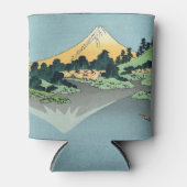 Hokusai Mount Fuji reflecteert in het meer van Kaw Blikjeskoeler (Voorkant)