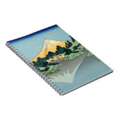 Hokusai Mount Fuji reflecteert in het meer van Kaw Notitieboek (Rechterzijde)