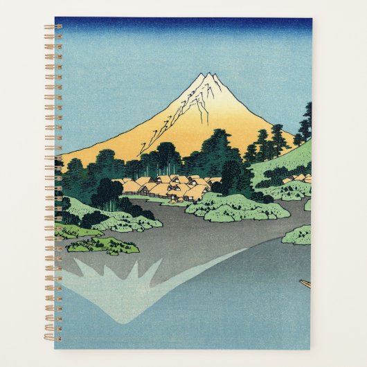 Hokusai Mount Fuji reflecteert in het meer van Kaw Planner (Voorkant)