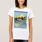 Hokusai Mount Fuji reflecteert in het meer van Kaw T-shirt (Voorkant)