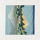 Hokusai Mount Fuji reflecteert in het meer van Kaw Wandkleed (Voorkant (horizontaal))