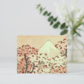 Hokusai Mt. Fuji Japanese Art Briefkaart (Staand voorkant)