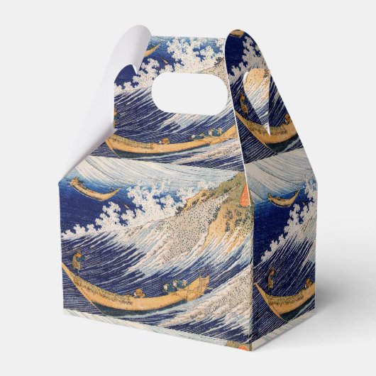 Hokusai Oceaangolven Zee Boten Bedankdoosjes (Voorkant Zijde)