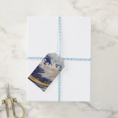 Hokusai Oceaangolven Zee Boten Cadeaulabel (Met Touw)