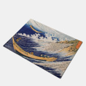 Hokusai Oceaangolven Zee Boten Deurmat (Schuin)