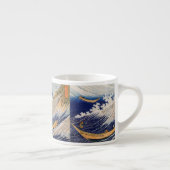 Hokusai Oceaangolven Zee Boten Espresso Kop (Rechts)