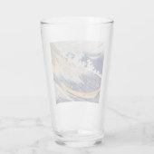 Hokusai Oceaangolven Zee Boten Glas (Achterkant)