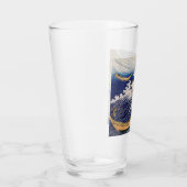 Hokusai Oceaangolven Zee Boten Glas (Rechts)