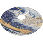 Hokusai Oceaangolven Zee Boten Kerstboom Rok (Gekanteld)
