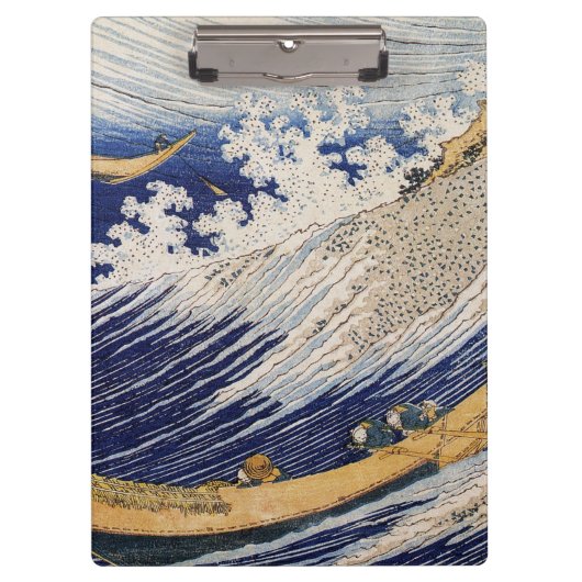 Hokusai Oceaangolven Zee Boten Klembord (Voorkant)